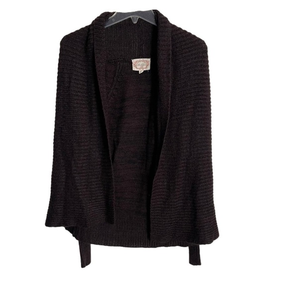 Women’s Ambiance Burgundy Black Cardigan Size Small! - Picture 5 of 5